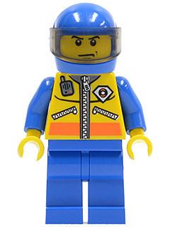 LEGO Minifigure-Coast Guard City - Helicopter Pilot 2-Town / City / Coast Guard-CTY072-Creative Brick Builders